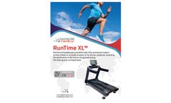 RunTime - Model XL - Baropodometric Treadmill - Brochure
