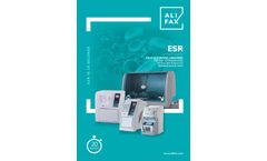ESR - Automated Analyzers for Determination of Erythrocyte Sedimentation Rate Brochure