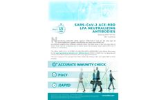 Model SARS-COV-2 ACE-RBD LFA - Neutralizing Antibodies (NAB) - Brochure
