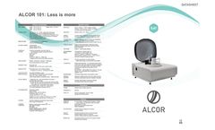 Edif - Model Alcor - Entry-Level Analyzer With Reusable Cuvettes and Wash Station - Datasheet