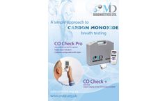 MDCO Check BABY Plus - Model CO 15 - Breath Test Monitor - Brochure