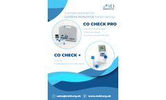 CO Check Plus - Model CO 10 - Breath Carbon Monoxide Monitor - Brochure
