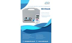 MD-Diagnostics - Model H2 Check - Lactose Intolerance Test Monitor - Brochure