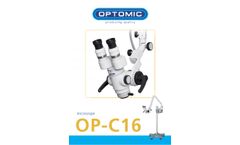 Optomic - Model OP-C16 - ENT Microscopes Brochure