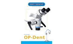 Optomic - Model OP-Dent - Dental Microscope - Brochure