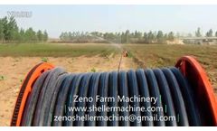 Hose reel irrigation machine,farm irrigation system for sale - Video