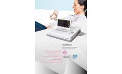 medical ECONET - Model ECOtwin LCD - Modernized User-Friendliness Antepartum Fetal Monitor with USB (2nd Gen.) Brochure