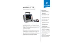 medical ECONET - Model defiMASTER - Manual Defibrillator and Monitoring Device - Brochure