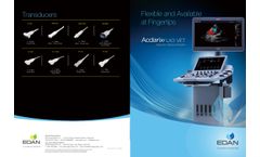 Edan - Model Aclarix LX3 Vet - Diagnostic Ultrasound System - Brochure