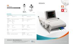 EDAN Acclarix - Model F3 - Fetal Monitor - Brochure