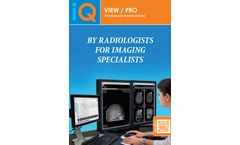 IMAGE - Model iQ-VIEW/PRO - Radiology Reading Station Software - Brochure