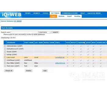 IMAGE - Version iQ-WEB - PACS Server for Archiving, Teleradiology and Image Sharing