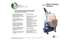 Pan America Environmental - Model BTS - Batch Treatment System - Brochure