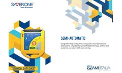 Saver One - Semi-Automatic AED Defibrillator Brochure