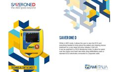 Saver One - Model D - Semi Automatic AED Defibrillator with ECG Monitoring Brochure