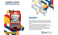 Geo Saver - Model P - Manual Defibrillator - Brochure