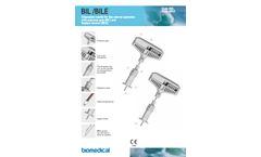Biomedical - Model BIL-BILE - Needles for Bone Biopsy - Brochure