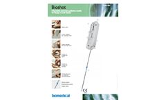 Bioshot - Needles for Biopsy of Soft Tissues - Brochure