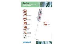 Biomedical - Model Bioshot New - Disposable Needle for Biopsy On Soft Tissue - Datasheet