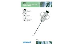 Biomedical - Model BDS - Needles for Biopsy of Soft Tissues - Brochure