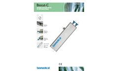 Biomedical - Model Biocut-C - Reusable Automatic Device for Soft Tissues Biopsy - Datasheet