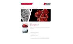 Surgicoll Cloud - Fully Resorbable Microfibrillar Collagen Matrix - Brochure