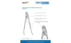 Ortho-Medical - Orlos In-Situ Pin Shear Cutter, 29 Cm 30-137.29 - Brochure