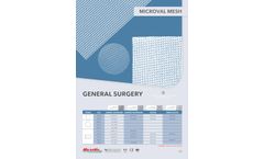 Microval - 2D Mesh Implants - Brochure