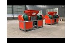 Double-shaft shredder machine _ VANER machinery