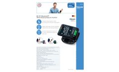 Beurer - Model BC 87 Bluetooth - Wrist Blood Pressure Monitor Datasheet