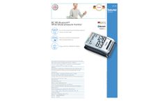 Beurer - Model BC 85 Bluetooth - Wrist Blood Pressure Monitor Datasheet