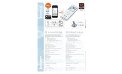 Beurer - Model ME 90 Bluetooth - Mobile ECG Device - Datasheet