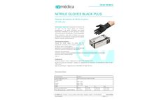 CV Medica - Model Plus - Black Nitrile Gloves - Brochure