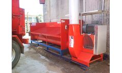 GROS - Model PSP2 - Wood Chip Blower With Trough and Auger