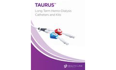 Taurus - Long Term Hemo-Dialysis Catheters and Kits - Brochure
