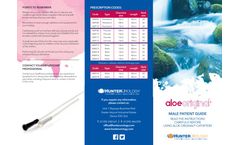 Aloe Original - Model ABP - Hydrophilic Intermittent Catheter - Brochure