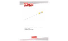 Medax - Model Med-AN - Anesthetic Needle - Brochure
