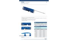 Vigeo - Model V-Tek/VV-Tek - Reusable Biopsy Instrument - Datasheet