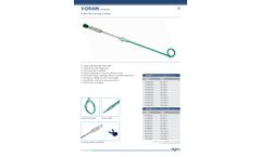 Vigeo - Model V-Drain - Single Step Drainage Catheter - Datasheet