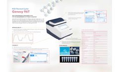 Tianlong - Model Genesy96T - PCR Thermal Cyler - Brochure