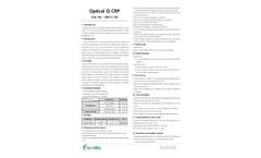 Optical Q - Immunoassay for the Quantitative Determination of CRP - Manual