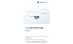 Miethke - Model DSV - Dual Switch Valve - Brochure