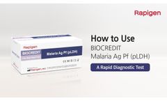 How to use BIOCREDIT Malaria Ag Pf pLDH - Video
