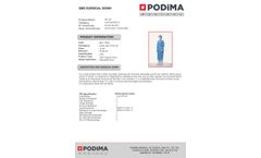 Podima - Model SMS - Surgical Gown - Brochure