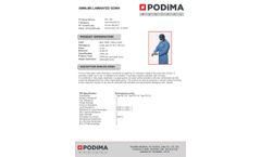 Podima - Model SMMLMS - Laminated Protective Gown - Brochure