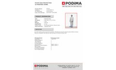 Podima - Model SV-20 - PP+PE High Protection Ultrasonic Sewing Gown - Brochure