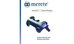 Merete MetaFix - Model Chronoceptor - OpenWedge Brochure