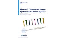 Mecron - Cannulated Screws Brochure