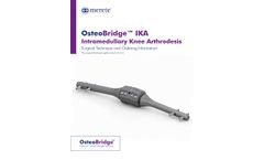 OsteoBridge - Model IKA - Knee Arthrodesis System Brochure