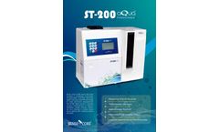 Sensa Core - Model ST-200 aQua - Electrolyte Analyzer - Datasheet